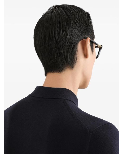 Dolce & Gabbana Black Dolce & Gabbana Polo for men