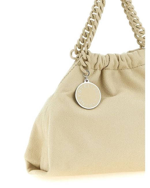 Stella McCartney Natural 'Falabella Mini Drawstring' Crossbody Bag