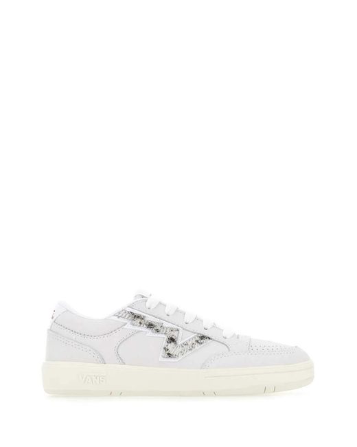 Vans White Chalk Suede Snake Lowland Cc Sneakers
