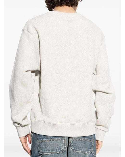 KENZO White Crewneck Cotton Jersey for men