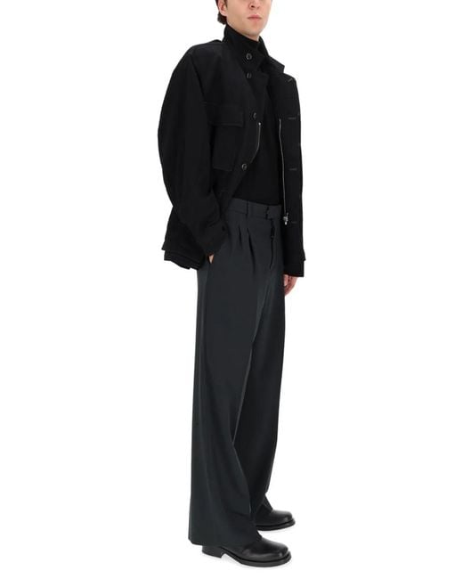 Lemaire Black "Soft Field" Jacket for men