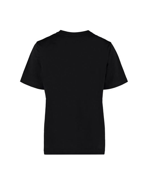 Burberry Black Logo Cotton T-Shirt