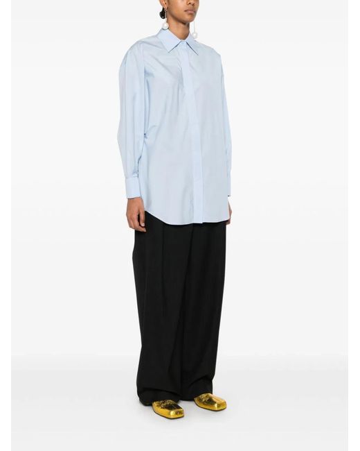 Loewe Blue Cotton Shirt