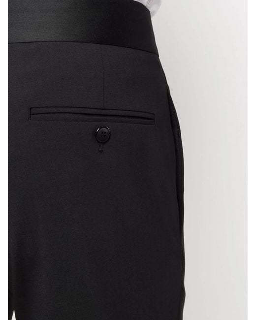 Giorgio Armani Black Virgin Wool Blend Dresses for men