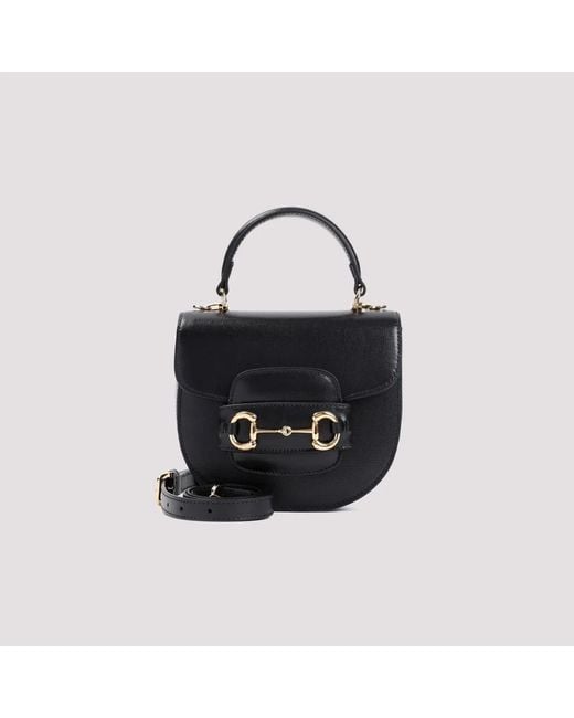 Gucci Black Horsebit 1955 Mini Handbag