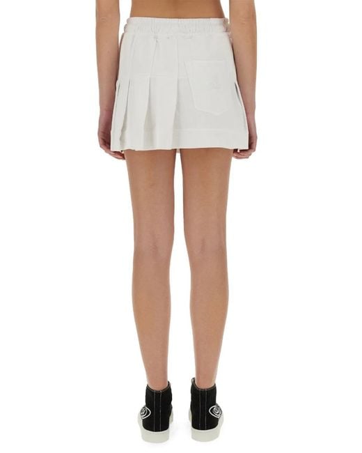 Vivienne Westwood White Cheerleader Skirt