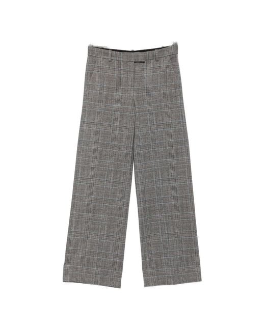 Circolo 1901 Gray Cotton Trousers