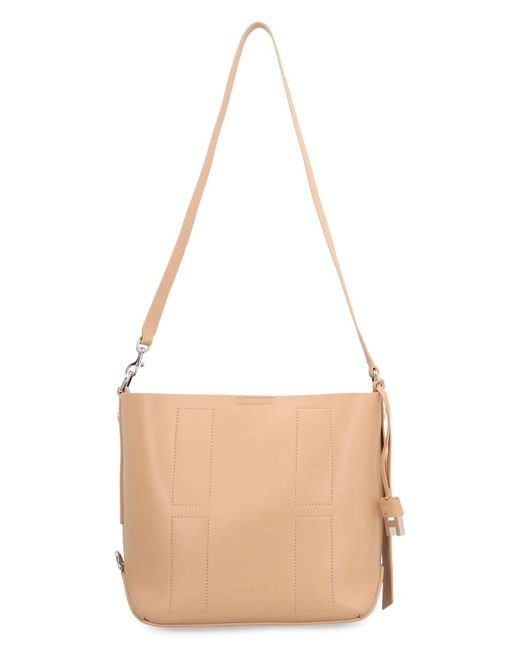 Hogan Brown Hocket Piccola Hobo Bag