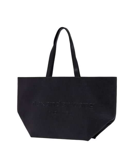 Alexander Wang Black Punch Shopper Bag