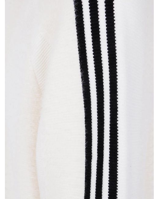 Adidas Originals White "Knitted Jersey" Jacket