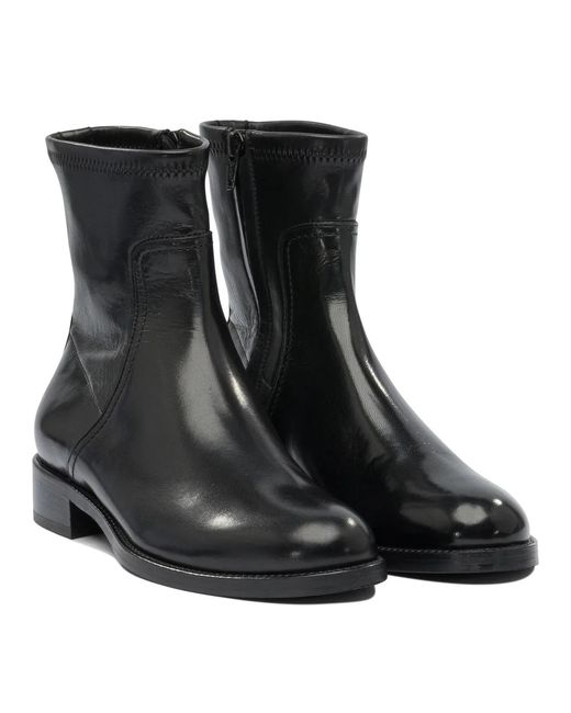 MARETTO® Black Rubber Ankle Boots