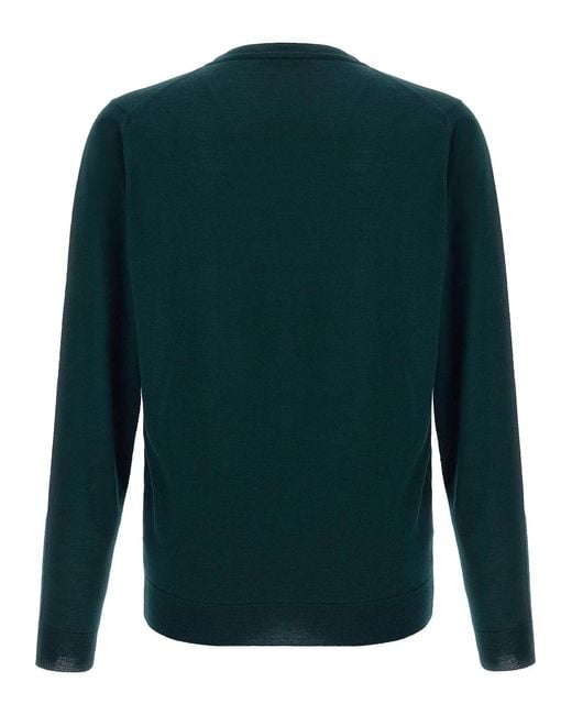 John Smedley Green 'Petworth' Cardigan for men