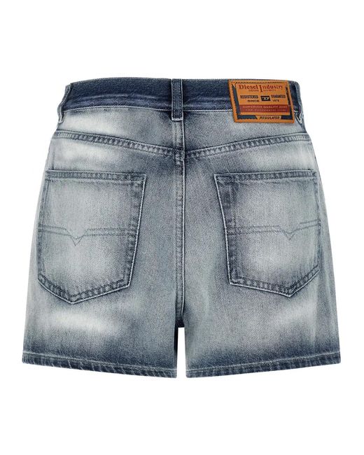 DIESEL Blue 'De-Helios-Fsi' Shorts