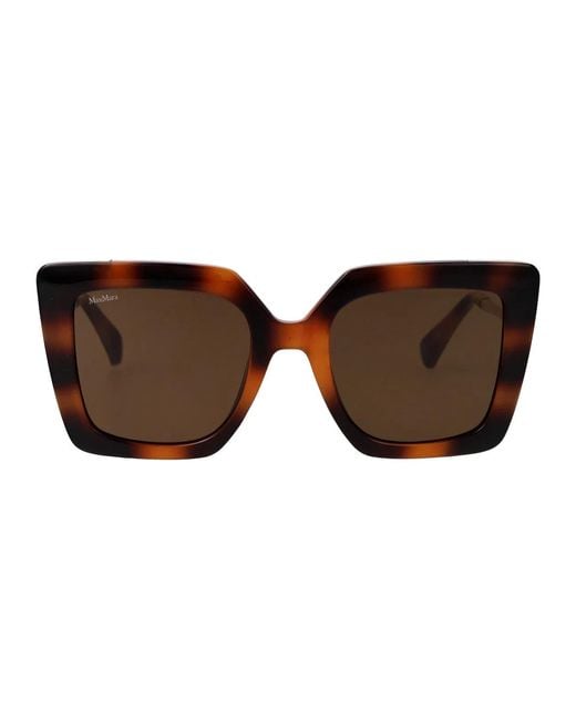Max Mara Brown Injectate Sunglasses