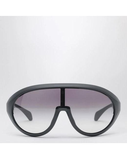 Moncler Gray Visor Sunglasses for men