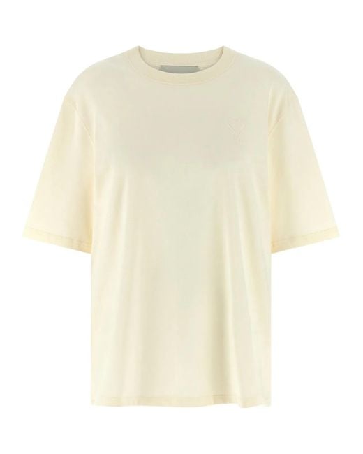 AMI Natural 'Ami De Coeur' T-Shirt