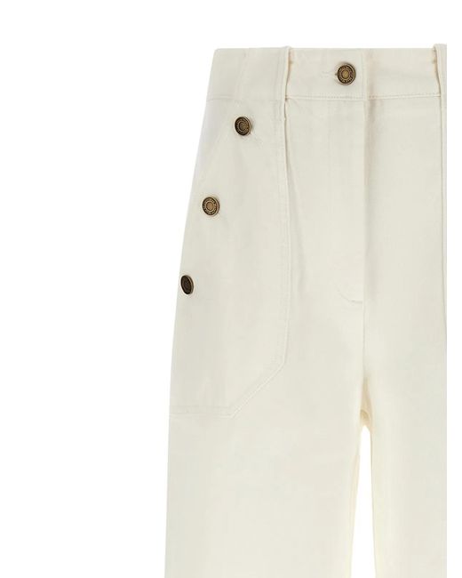 Max Mara White 'Mxmbadesse' Pants