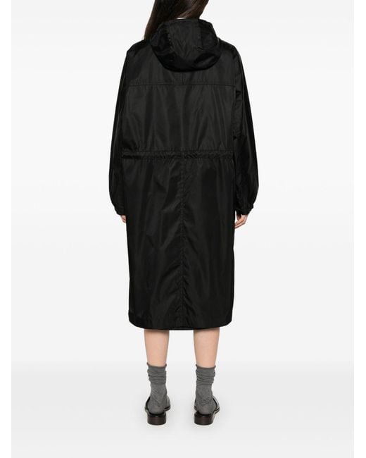 Prada Black Nylon Coat