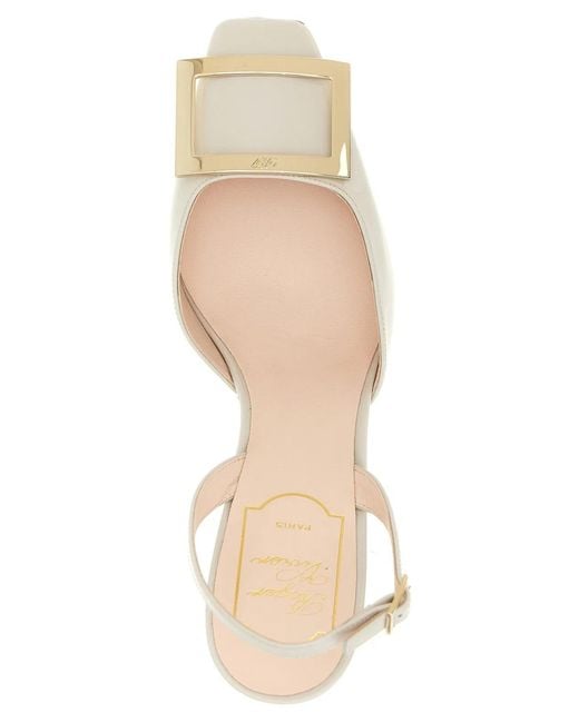 Roger Vivier White 'Trompette' Slingback
