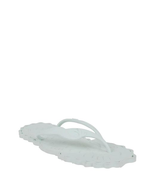 Zimmermann White Seafoam Thong Sandals