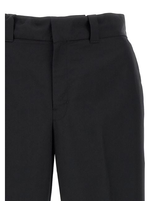 Prada Black Wool Pants for men