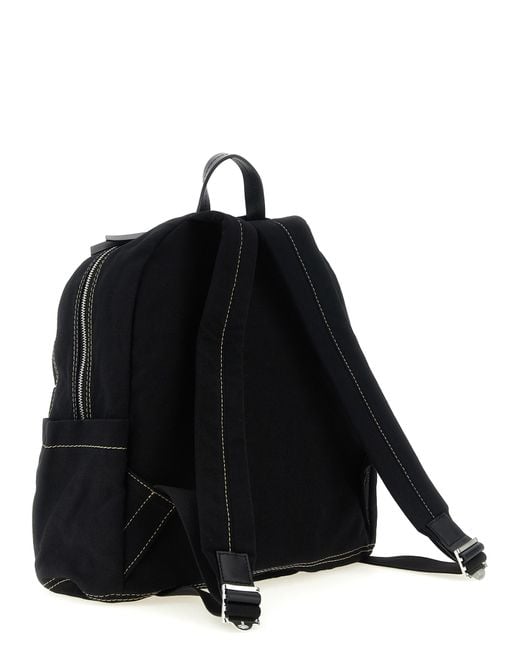 Vivienne Westwood Black 'George' Medium Backpack