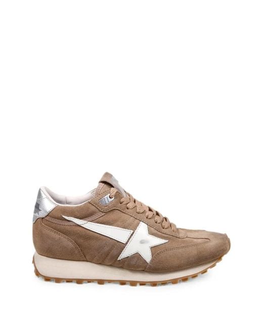 Golden Goose Deluxe Brand Brown Marathon Tobacco Suede Sneakers