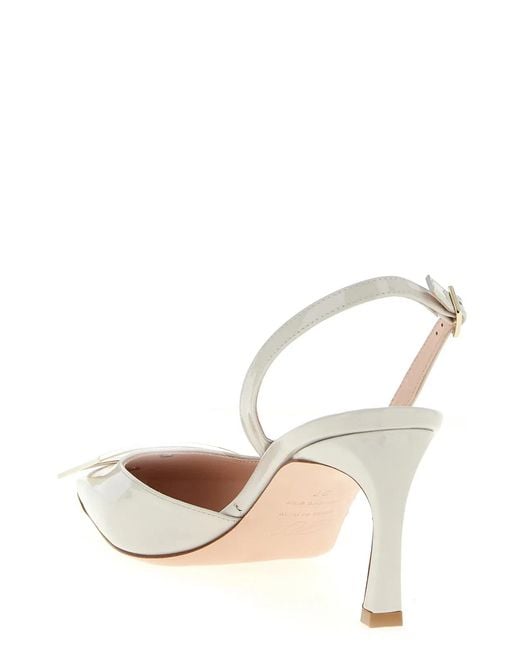Roger Vivier White 'Trompette' Slingback