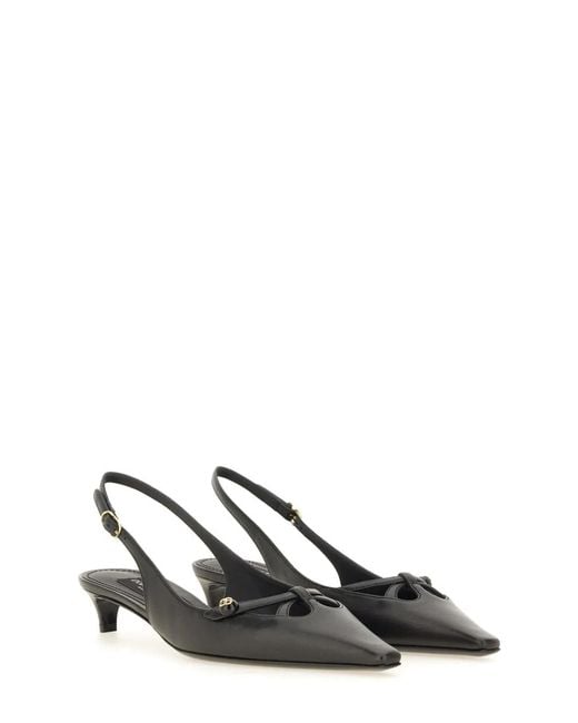 Dolce & Gabbana Black Dolce & Gabbana Tassel Slingback Shoe