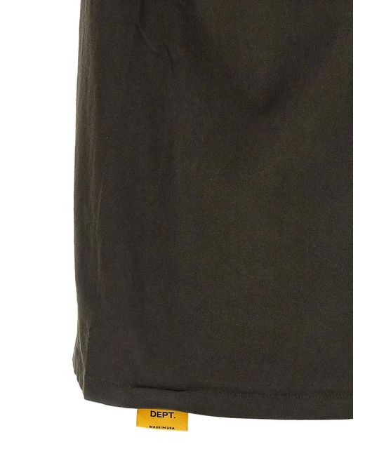GALLERY DEPT. Green 'Dusty' Logo T-Shirt for men
