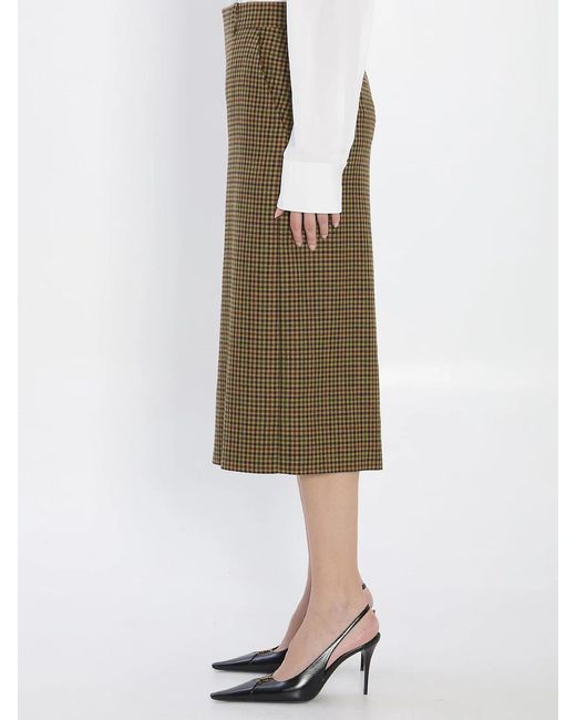 Saint Laurent Natural Pants Skirt