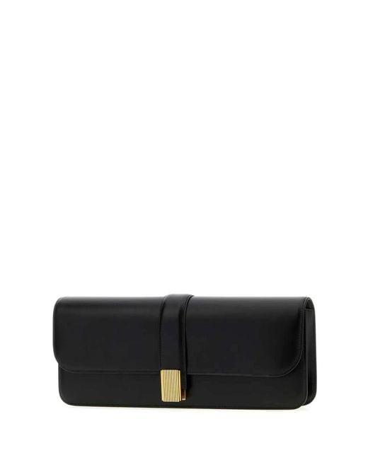 Khaite Black Blake Leather Clutch