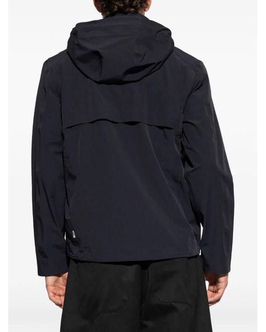 Paul Smith Blue Nylon Blouson Jacket for men