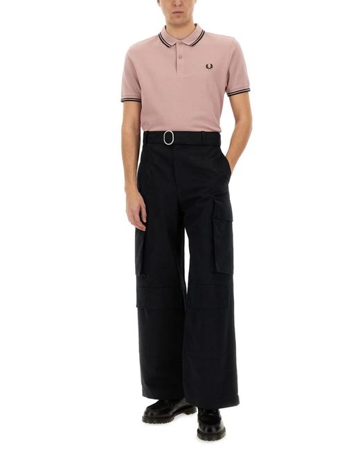 Comme des Garçons Pink Shirt Freedom Polo for men