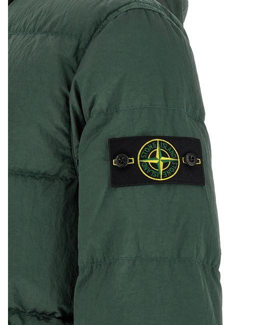 Stone Island Green '4100019' Down Jacket for men