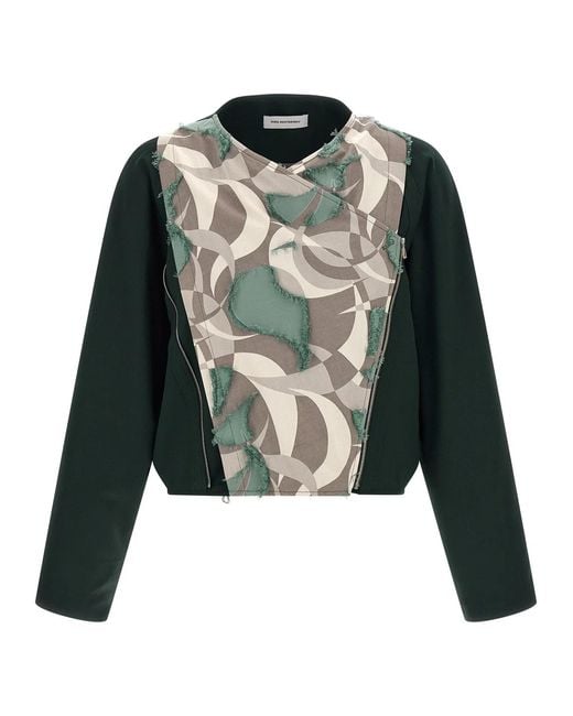 Kiko Kostadinov Green 'Csomor' Blouson for men