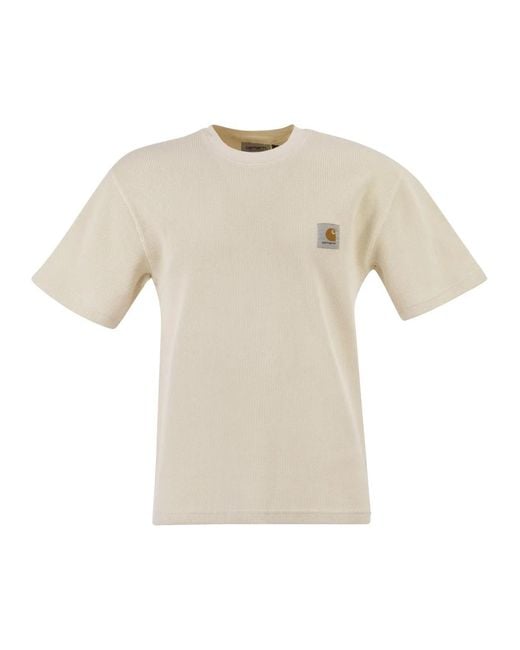 Carhartt White T-Shirt With Square Label