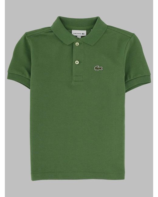 Lacoste Green Polo Con Logo