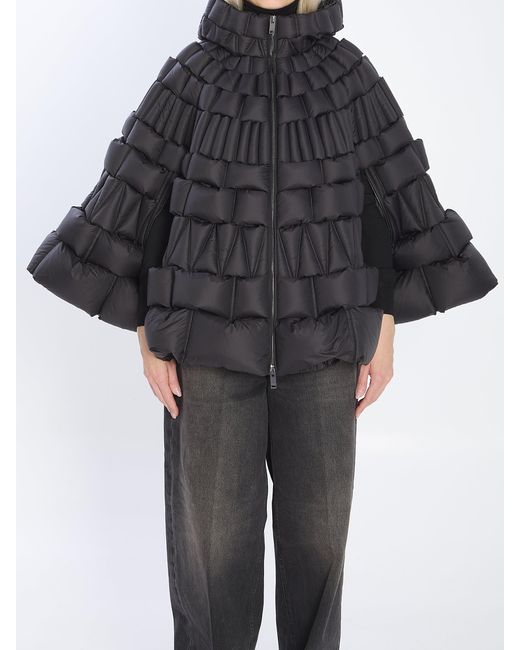 RAXXY Black Down Cape