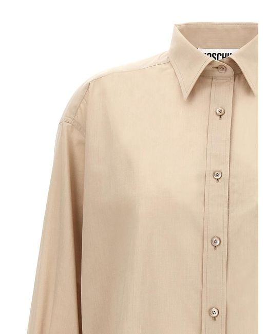 Moschino Natural Cotton Shirt