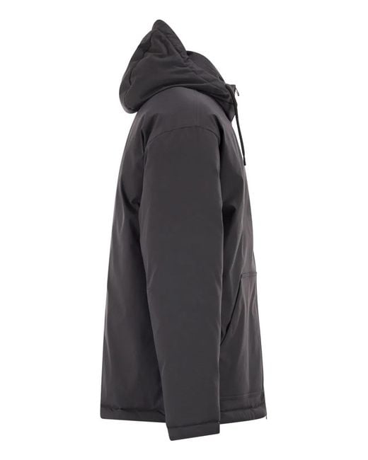 Herno Black Cotton Feel Jacket for men