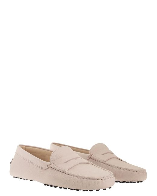Tod's Pink Leather Loafer