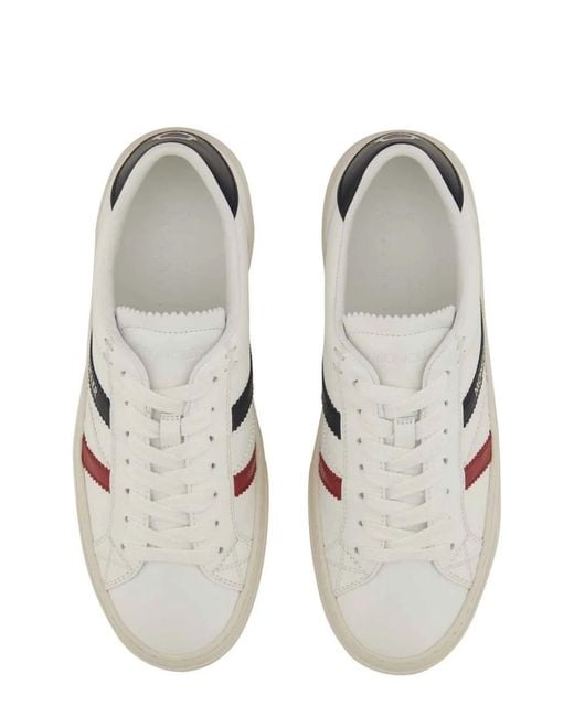 Moncler White "Monaco2" Sneaker