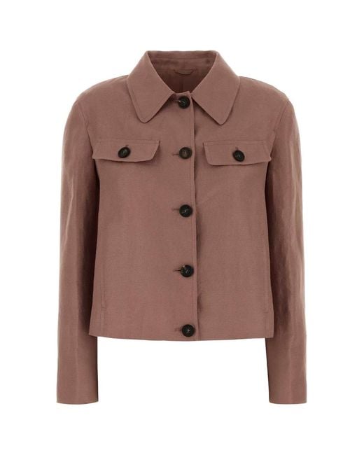 Brunello Cucinelli Brown Suit-Type Jacket