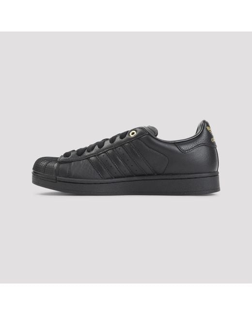Adidas Originals Black Superstar Ii Sneakers for men