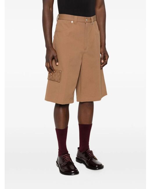 Gucci White Gg Details Shorts for men