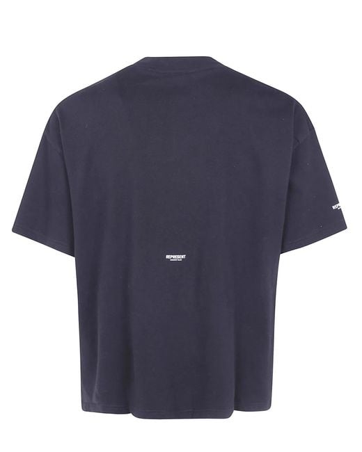 Represent Blue "Micro Owners Club" T-Shirt for men