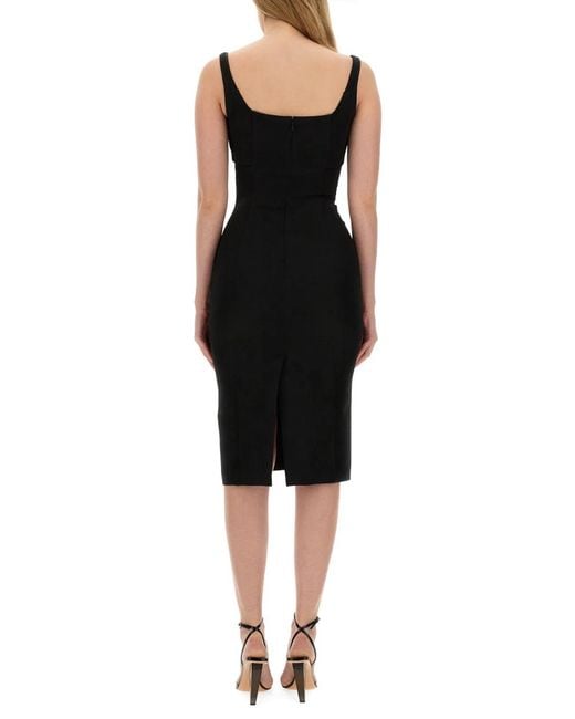 Versace Jeans Couture Black Dress With Buckles