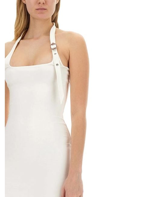 The Attico White Midi Dress
