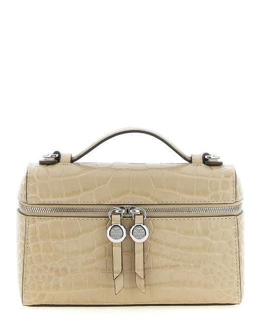Tory Burch Metallic 'Romy Slim' Shoulder Bag